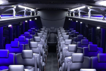Orlando Charter Bus Interior