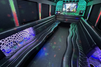 Orlando Limo Bus Interior
