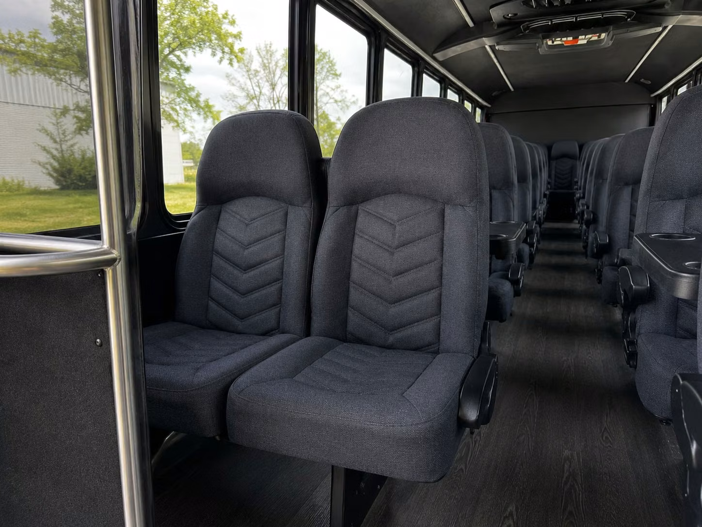 18 passenger minibus interior