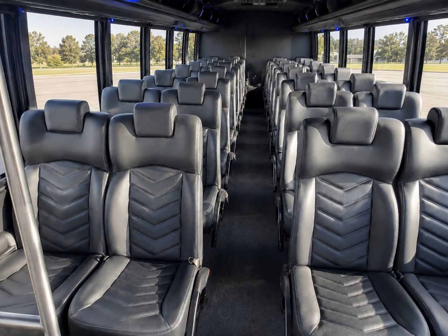 20 passenger minibus interior