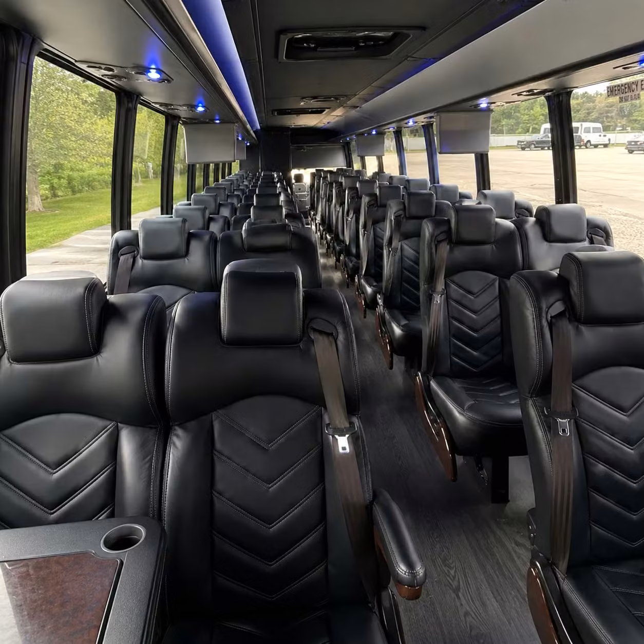 25 passenger minibus inside