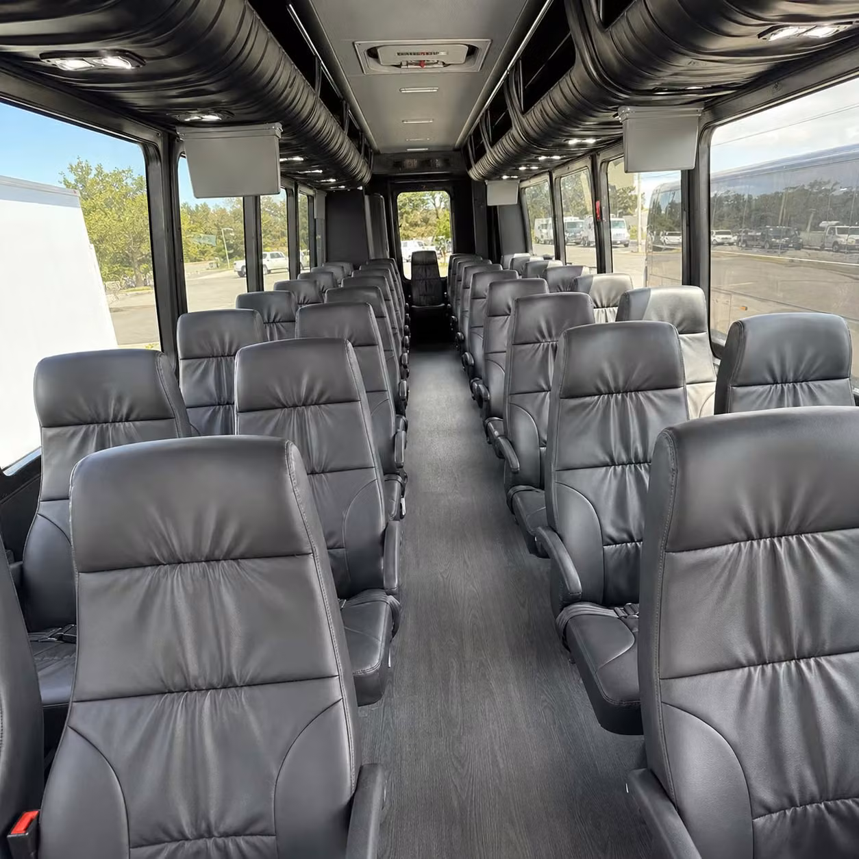 30 passenger minibus interior