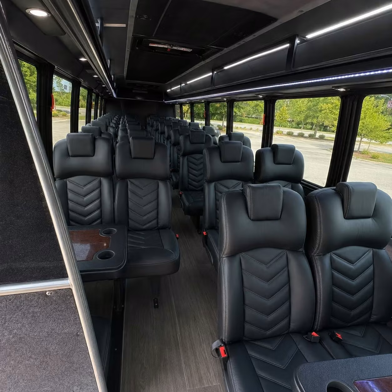 35 passenger minibus inside