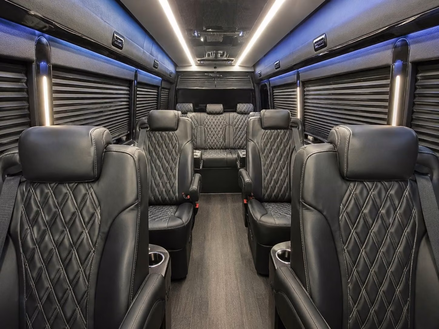 sprinter van with driver inside
