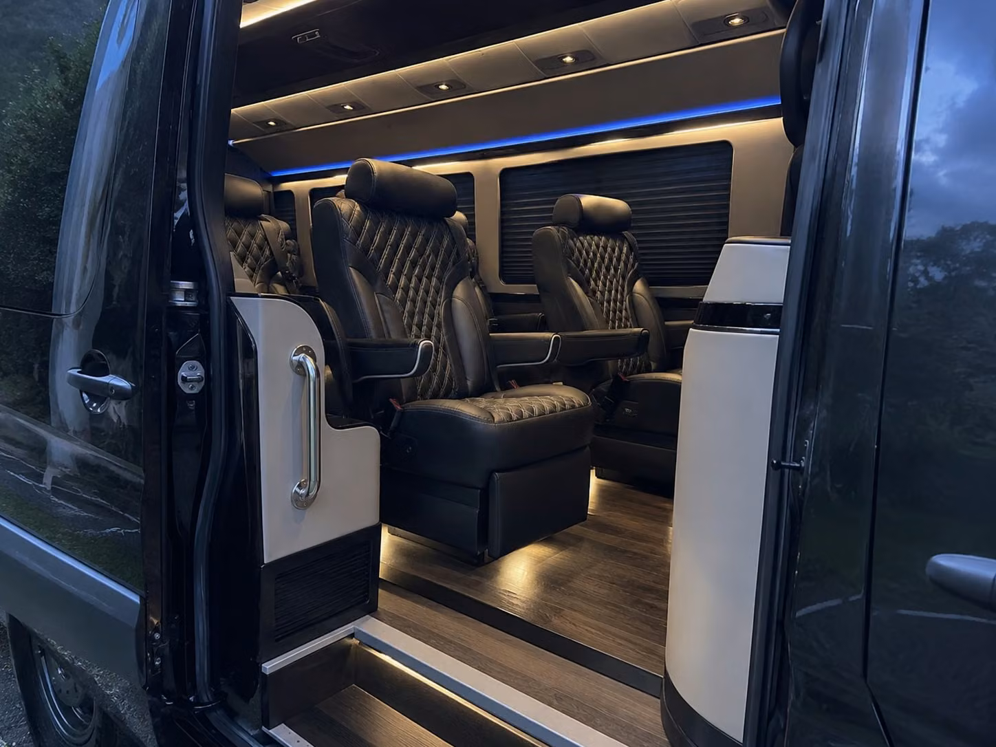 sprinter van with driver interior